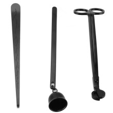 Kit di cura dello stoppino per candele - Stile sicuro ed elegante per la manutenzione delle candele in metallo, 15 cm