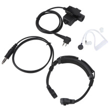 U94 PTT militaire 50 mW 2 broches adaptateur 7,1 mm noir