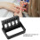 Porte-forets pour ponceuse à ongles 16 trous compact noir 9
