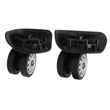 Roulettes de valise durables et grandes – roues de remplacement – 1 paire – A88 – noir poreux