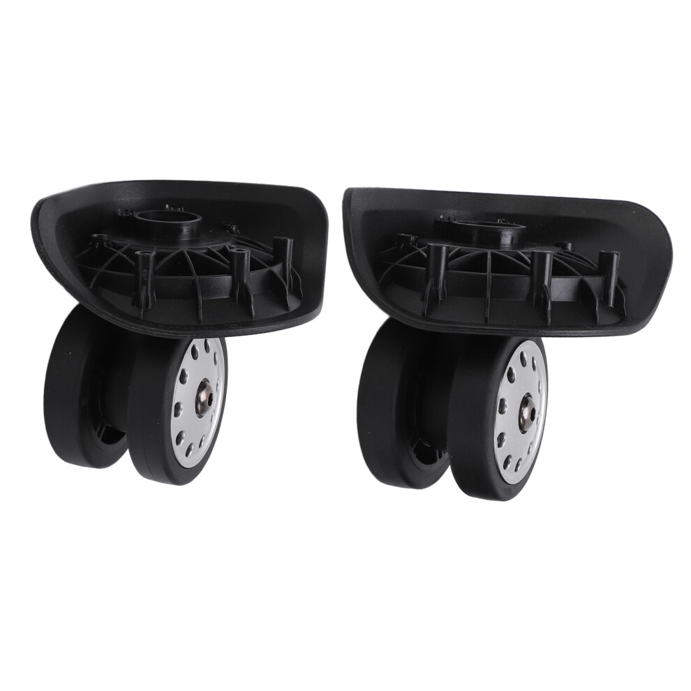 1 Pair A88 Porous Wheel Suitcase Luggage Replacement Casters for Travel Bags Large SizeLarge Black-image-OPC-PHVW8CB-NEW