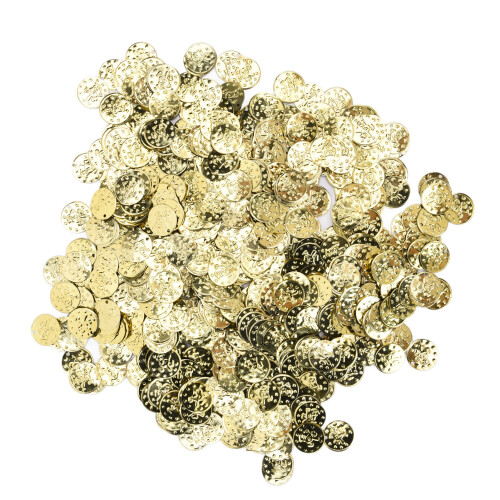 Monete d'oro in ferro a forma di uccello per danza del ventre 2000 pezzi 2