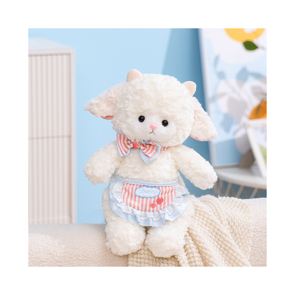 (Apron,53Cm)Delantal Marinero Esponjoso Oveja Peluche Relleno AlgodóN NiñOs Jugar MuñEca ColeccióN-image