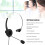 Auricular RJ9 para teléfono 1,2 m, micrófono ajustable a 330 3