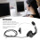 Auricular RJ9 para teléfono 1,2 m, micrófono ajustable a 330 10