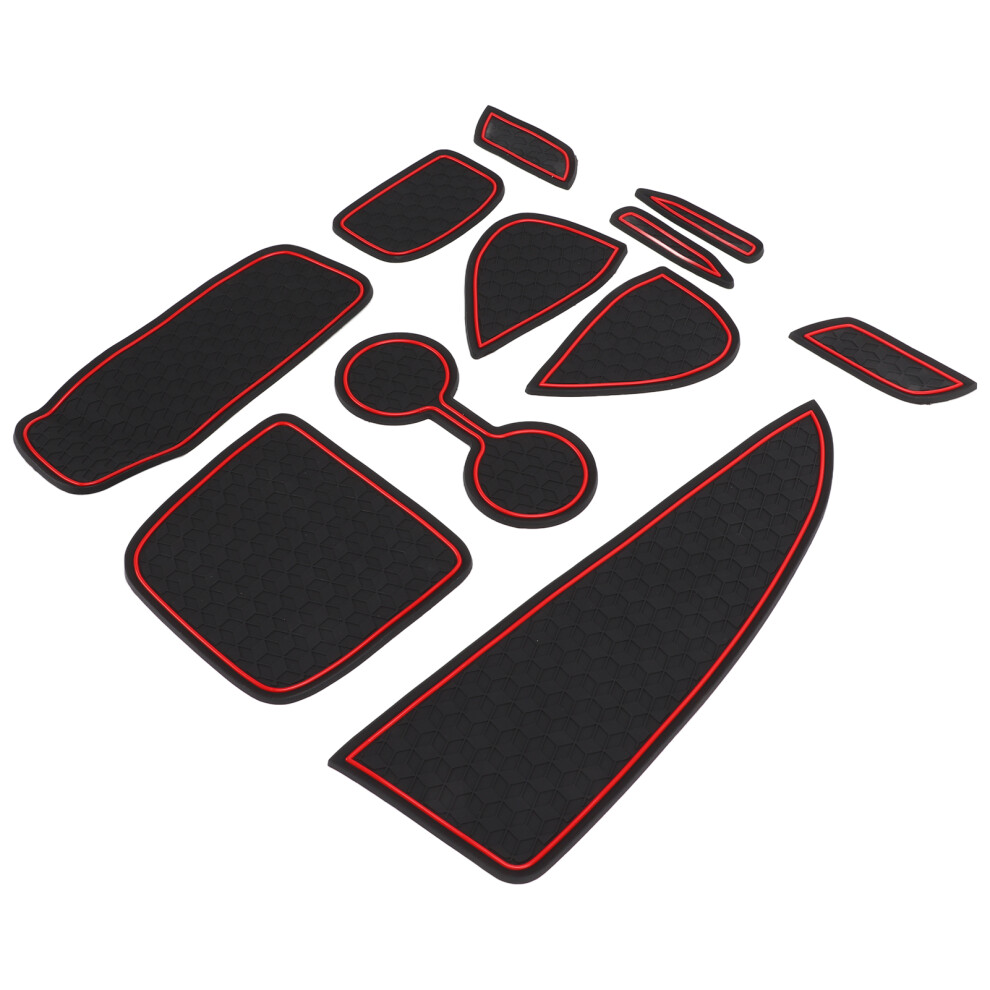11Pcs Center Console Liners Pvc Anti Slip Door Pocket Mats Kit Replacement For Yaris 2020Â2021 8791322083872