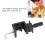 Support à pince pour perruque réglable, pince de 4 cm, noir 9