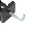 Support à pince pour perruque réglable, pince de 4 cm, noir 10