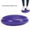 Disco di equilibrio professionale in PVC viola 10