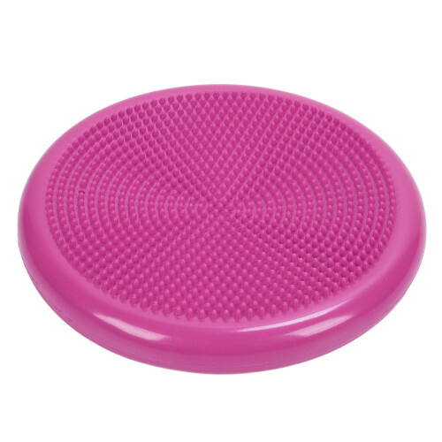 Coussin-disque d'équilibre rose, taille 30 cm, PVC 2