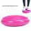 Coussin-disque d'équilibre rose, taille 30 cm, PVC 5