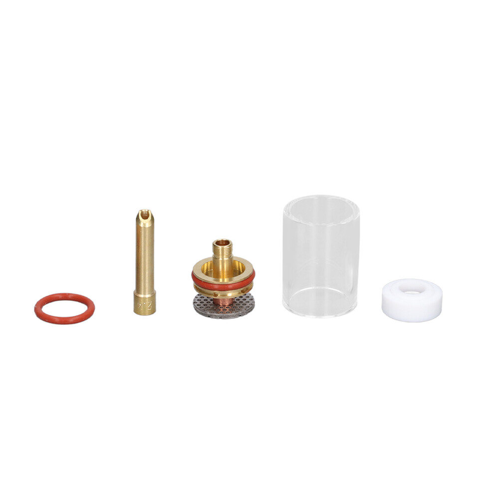 Tig Welding Torch Accessory Argon Welder Glass Cup Part Kit Set For 2.4Mm Wpâ17/18/26 5051322084815