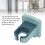 Supporto per asciugacapelli 8,5x9 cm Calibro 4,2 cm Blu chiaro 3