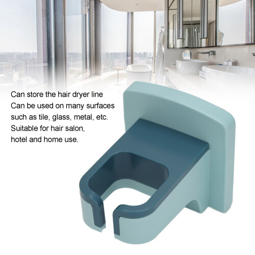 Supporto per asciugacapelli 8,5x9 cm Calibro 4,2 cm Blu chiaro 2