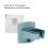 Supporto per asciugacapelli 8,5x9 cm Calibro 4,2 cm Blu chiaro 6