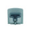 Supporto per asciugacapelli 8,5x9 cm Calibro 4,2 cm Blu chiaro 15