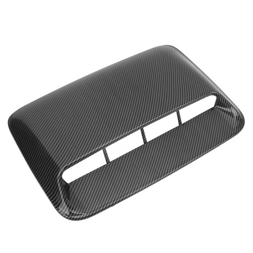 Scoop de capot en ABS - fibre de carbone 40x28 cm