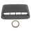 Scoop de capot en ABS - fibre de carbone 40x28 cm 2