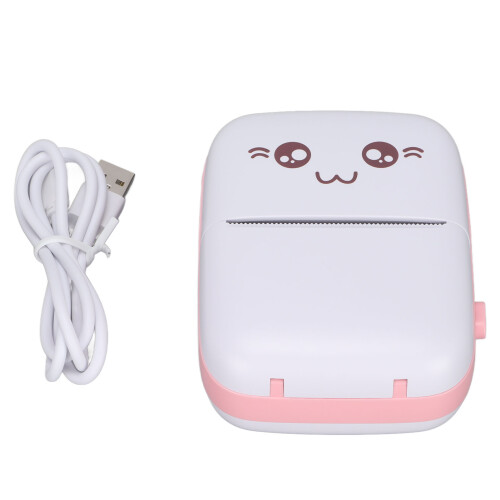 Mini stampante C9, rosa, batteria da 800 mAh, 57x30mm 1