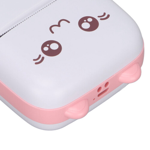 Mini stampante C9, rosa, batteria da 800 mAh, 57x30mm 2