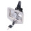 Pestillo de puerta de remolque T-Handle 2-Key cromado 102x93mm 12