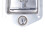 Pestillo de puerta de remolque T-Handle 2-Key cromado 102x93mm 8