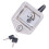 Pestillo de puerta de remolque T-Handle 2-Key cromado 102x93mm 16