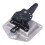 Pestillo de puerta de remolque T-Handle 2-Key cromado 102x93mm 9