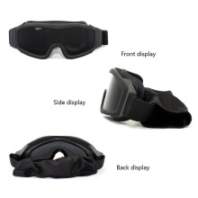 Lunettes de vision nocturne tout-terrain Ă 3 lentilles, 21 7,5 cm, noir