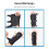 Corrector de muñeca, 1 paquete, talla única, negro 6