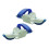 Correttore per alluce valgo L/R, 2 pezzi, blu/bianco 10