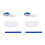 Correttore per alluce valgo L/R, 2 pezzi, blu/bianco 8
