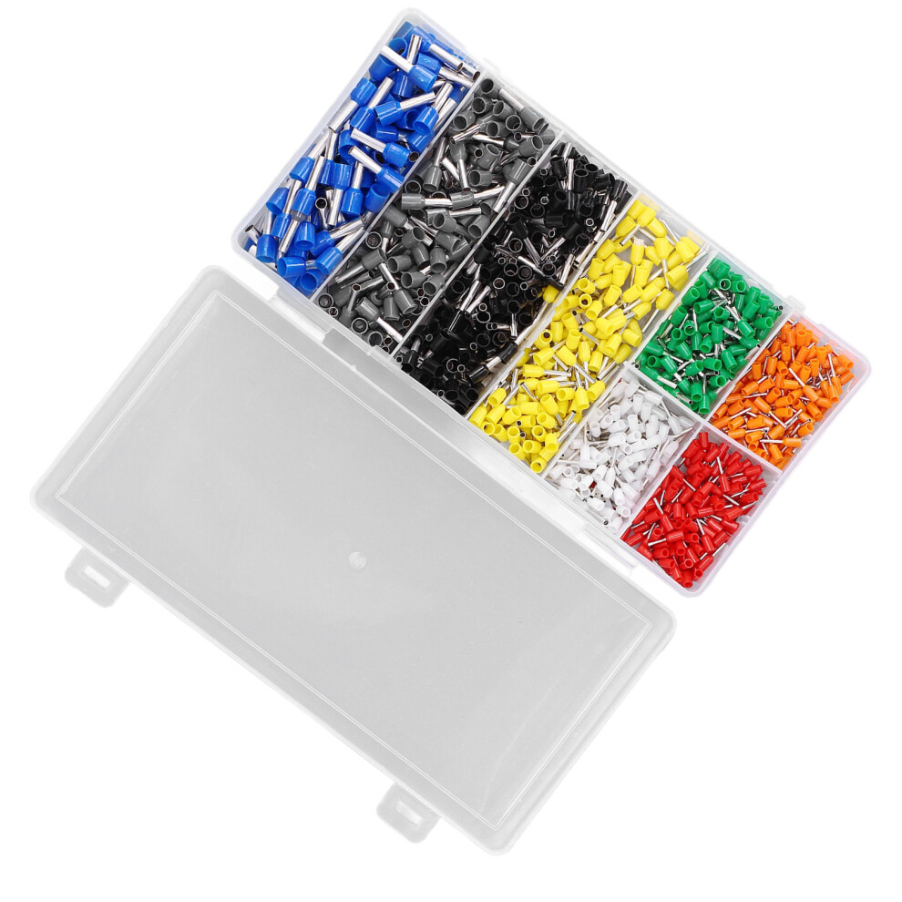 1000Pcs Wire Ferrules Terminals Kit Brass Pp Ferrules Crimping Kits Pin Terminal Cz0100939 4361322088333