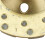 Ruota abrasiva diamantata segmentata da 4 pollici, Oro+Argento 6