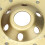 Ruota abrasiva diamantata segmentata da 4 pollici, Oro+Argento 3
