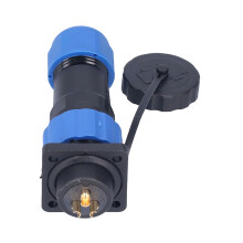 Connettore di potenza aeronautico quadrato impermeabile industriale 380V SP203