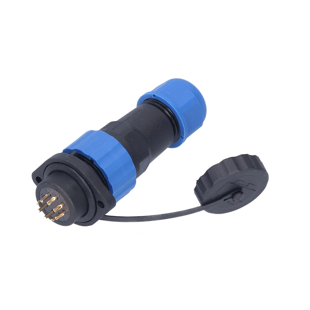 Ip68 Waterproof Plug Socket Flange Aviation Male Female Butt Power Connector Ac250v 5A Sp208 Pin 4611322091131