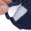 Protège-genoux pour bébé, unisexe, coton doux, élastiques, bleu marine 3