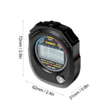 Electronic Digital Sport Stopwatch Timer with Date Time Alarm Compass for Outdoor Sports Running Fitness Coaches Referees