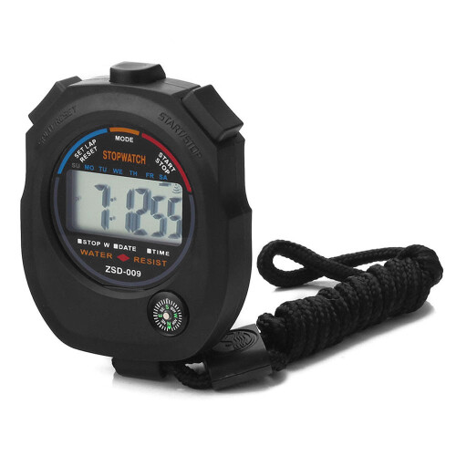 Chronomètre numérique de sport 826221mm, mémoire à 2 groupes 2