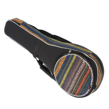 Borsa per mandolino robusta, con motivo etnico, custodia portatile con tracolla regolabile