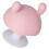 Anneau de dentition champignon - 8 cm silicone alimentaire rose 4