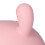 Anneau de dentition champignon - 8 cm silicone alimentaire rose 7