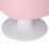 Anneau de dentition champignon - 8 cm silicone alimentaire rose 12
