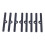 8 pezzi Spreader per coperchio delle valvole SBC 4-3/4 pollici Nero 2