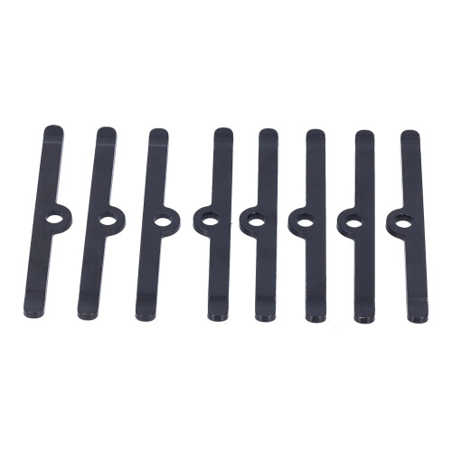 8 pezzi Spreader per coperchio delle valvole SBC 4-3/4 pollici Nero 1