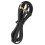 Cable híbrido 3,5mm-2,5mm, 130cm, negro, HD400S 8