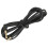 Cable híbrido 3,5mm-2,5mm, 130cm, negro, HD400S 7