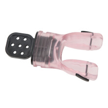 Boccaglio termoplastico per snorkel secondo stadio del regolatore subacqueo rosa | Soft Fit