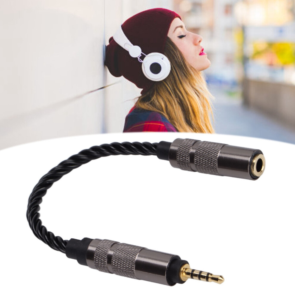 2.5Mm Male To 3.5Mm Female Stereo Audio Jack Adapter Headset Converter Connector For Smartphones Headphone Tablets 7901322095565